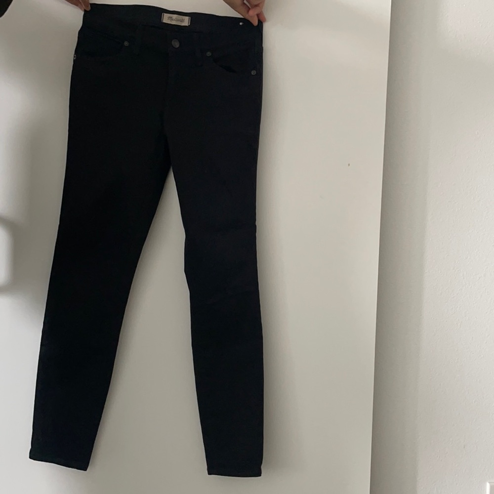 Madewell black skinny jeans